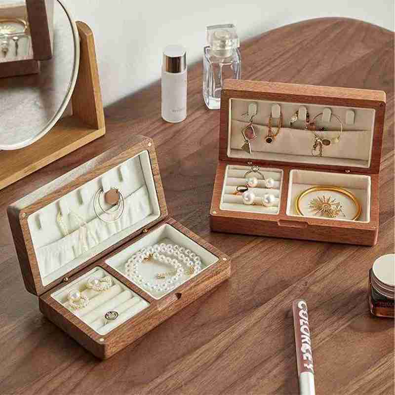 アクセサリーケース ジュエリーケース 木製 ボックス 磁石 マグネット 小物入れ ウッド おしゃれ 箱 木箱 プレゼント ギフト