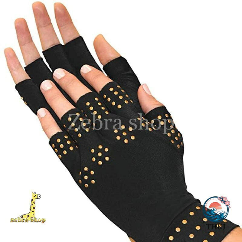 【全品2点で5%OFF】手袋 着圧 磁気 手指サポーター 手袋サポーター 手首 手指 サポ...