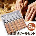 6個セット 木彫りツールセット 木 DIY 木工彫刻 彫刻刀 ツール 木 果物 野菜 彫刻用 木彫り ナイフ