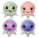 ぷにぷにタコちゃん 12個入り 4カラー フィジェットトイ タコ おもちゃ ぷにぷに ストレス発散 柔らかい 飾っても可愛い 子供 景品 玩具 縁日 屋台 くじ引き 保育園 イベント パーティ