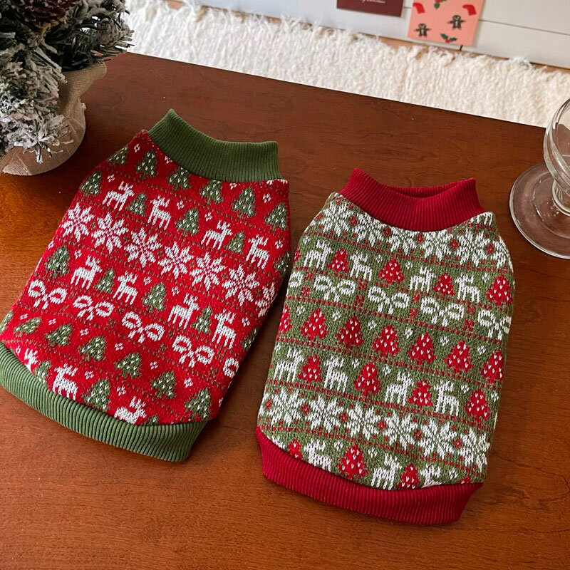 全商品ポイント5倍犬服 秋冬 ドッグウェア ニット セーター 可愛い ...(4)