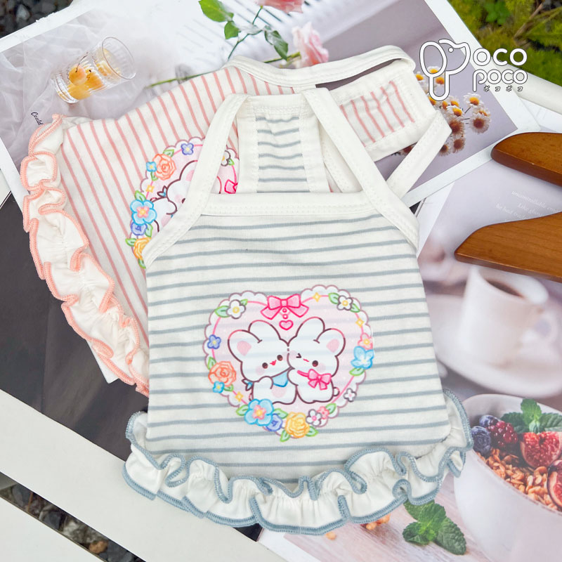 犬 夏服 ワンピース キャミワンピース 涼しい おしゃれ おもしろ かわいい 可愛い キャラクター 着せや..