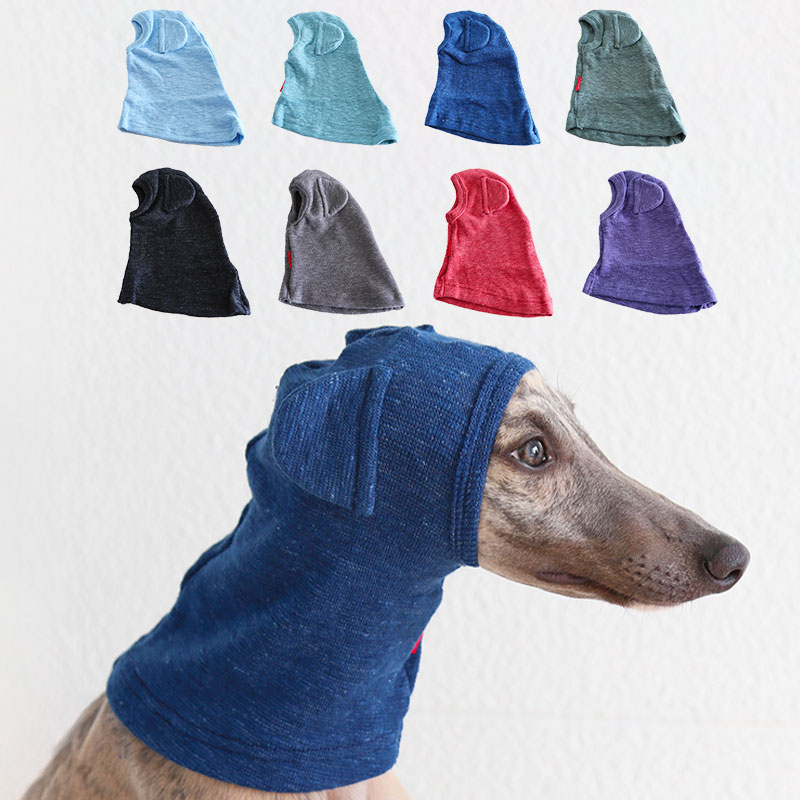 全商品ポイント5倍ペット用 スヌード イタリアングレーハウンド用 耳汚れ防止 耳カバー 食事スヌード ..