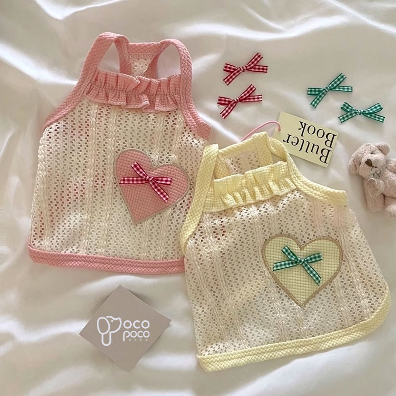 全商品ポイント5倍犬の服 犬服 猫服 キャミソール メッシュキャミソール かわいい 涼しい 小型犬 中型..