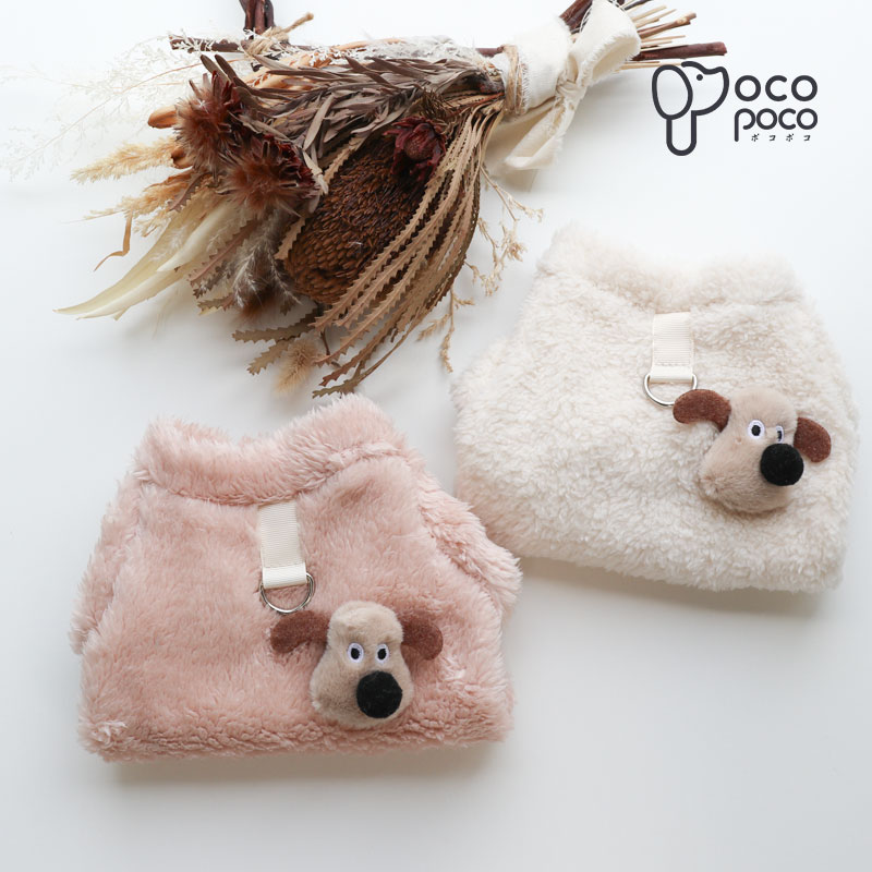 全商品ポイント5倍選べる2色 犬 服 猫服 秋冬 dかん付きト レーナー 立体 わんこ モチーフ付き もこも..