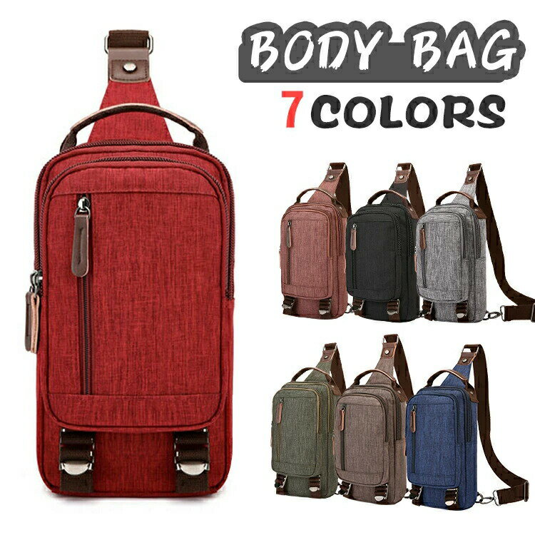 ボディバッグ ショルダーバッグ メッセンジャーバッグ 撥水加工 ボディバック スポーツ 斜めがけ メン..