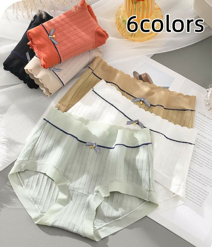 新作プチリボン シンプル 可愛らしい ショーツ レディースショーツ 下着 パンツ インナー ヒップアップ シームレス フィット感(4)