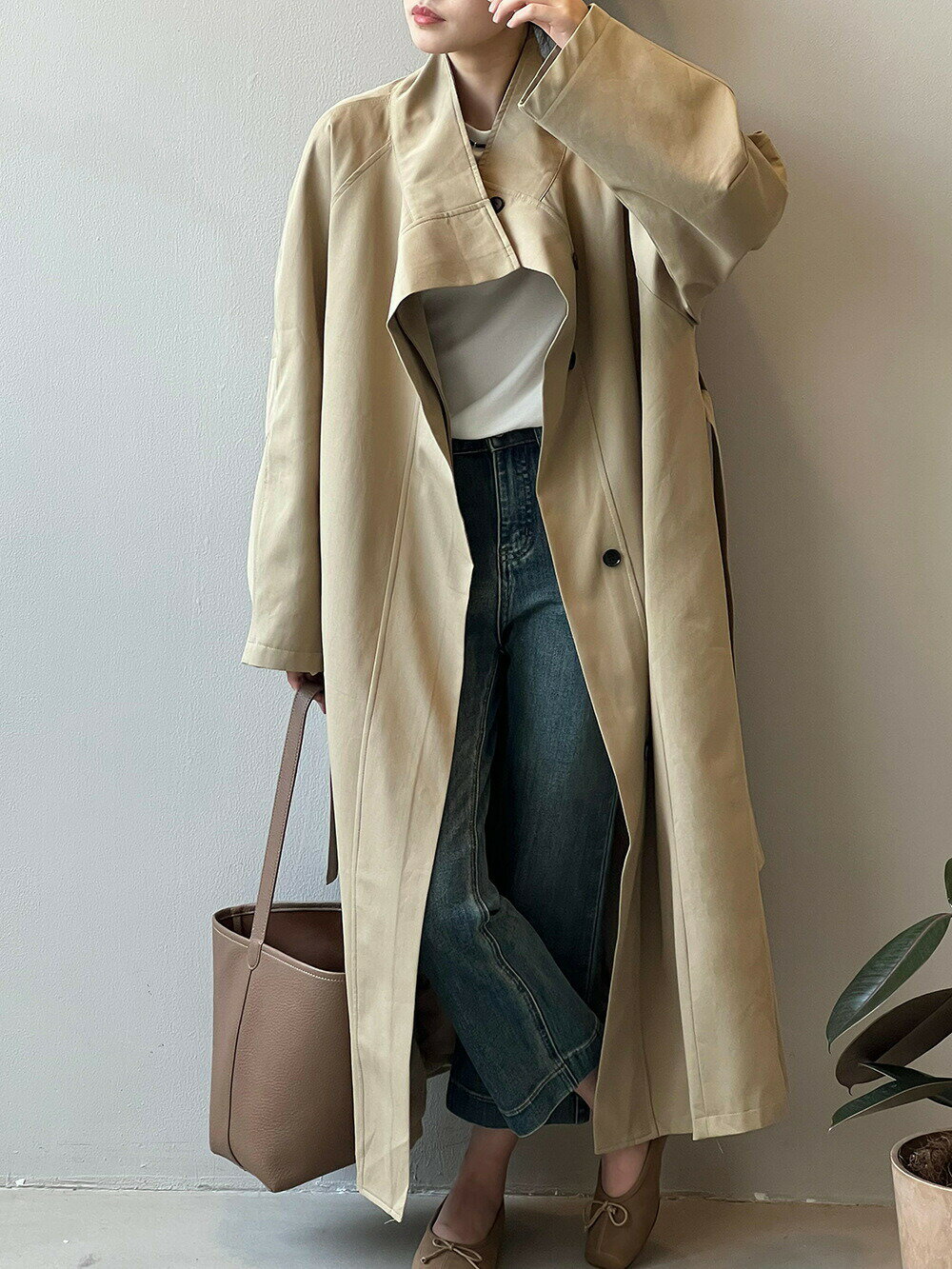 トレンチコート レディース ...