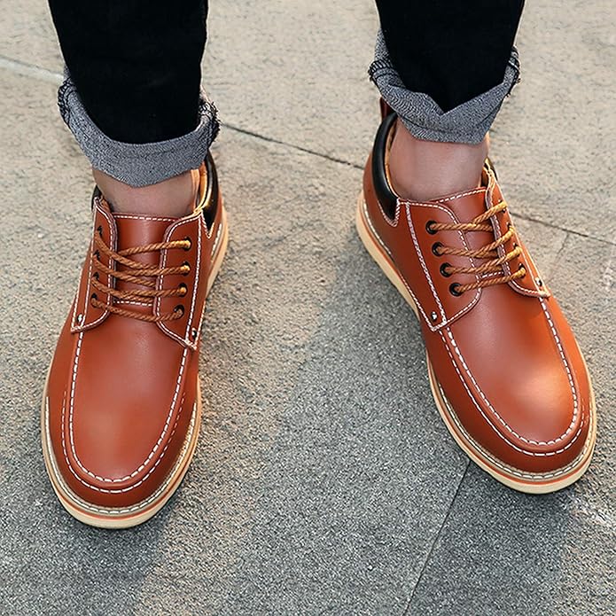 6cmUP 牛革 シークレットシューズ カジュアルシューズ メンズ靴 シークレット革靴 紳士靴 レースアップ ビジネスシューズ 通勤 背が高くなる靴 カジュアル 身長6cmUP 身長アップ靴