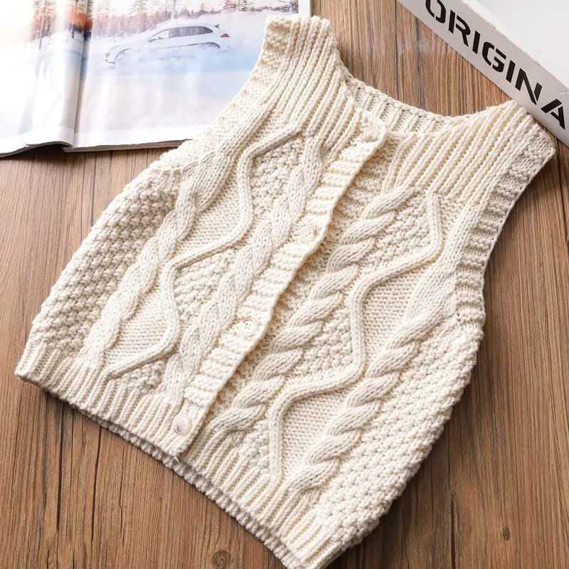 ニットベスト 子供服 女の子 キッズセーター ベスト vネック チョッキ 無地 ニット 可愛い 春秋前開きニットベスト100cm-140cm 2