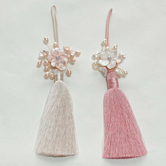 セール10%貝花のミニノリゲ■norige-f-16-s【チョゴリ】【韓服】【飾り】【ノリゲ】【かわいい】【垂らす】【子供】【風呂敷】