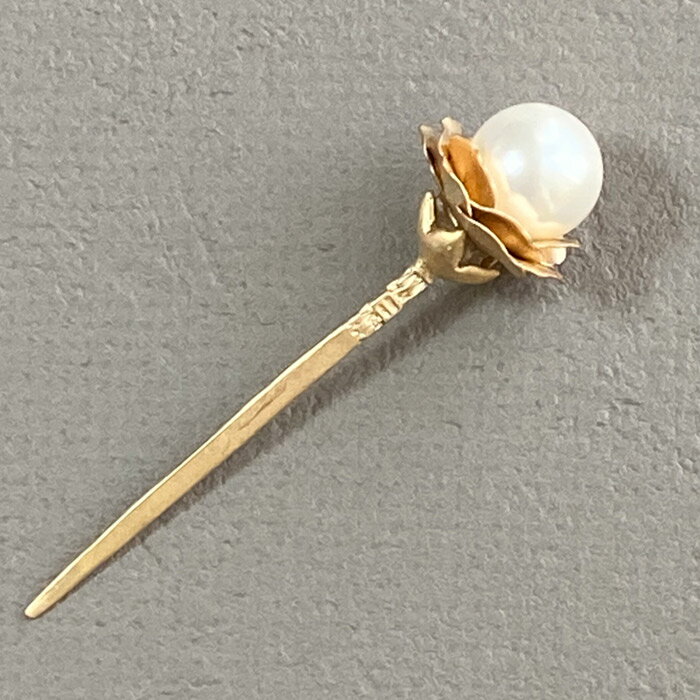 セール10%韓国コチNo143一輪の花かんざし■cochi-143-s【かわいい】【かんざし】【簪】【ヘア飾り】【真珠風】【パール風】