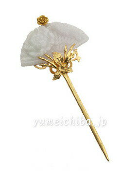 ヘア飾り 衣装 小物 大人 イベント ■韓国ドラマ「チャンオクチョン/愛に生きる」扇のかんざし732■cochi-m-732-s【ギフト】【お土産】