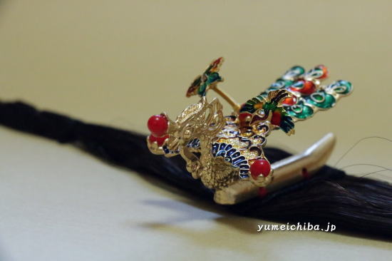 セール10%韓国ドラマの王妃の髪飾り・チョゴリ用ヘアースタイルチョッチ大鳳凰■chotchi-houou2-s【ギフト】【お土産】