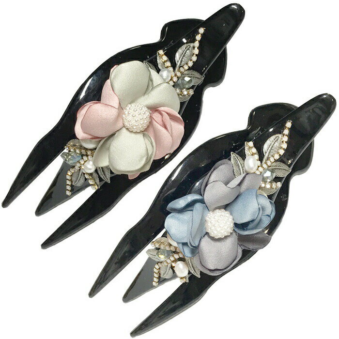 韓国かんざしNo11 お花のヘアクリップ■kanzashi-11-s【ギフト】【お土産】