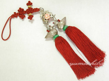 セール10%チマチョゴリの胸から垂らす飾り シルバーと翡翠・シルクノリゲ■norige-h-41-s【ギフト】【お土産】