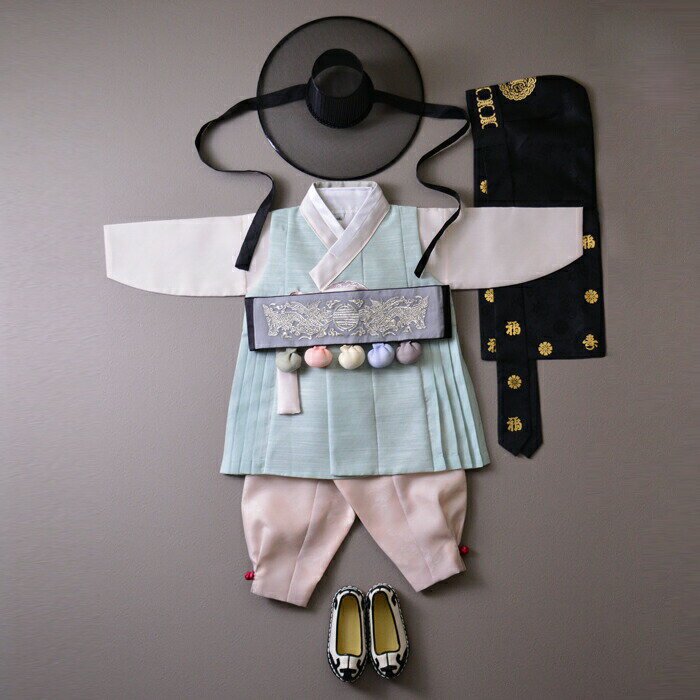 セール10%■パジチョゴリセットoシウ(身長70〜75cm 100日サイズ)■目安年令100日■sa-bo100-0821-01