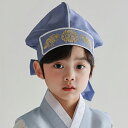 男の子トリョンモ・ブルー金龍フリーサイズ(3才~15才)■toryonmo-22-s【男の子 】【帽子】【韓国】【チョゴリ】【王子様】【韓服】