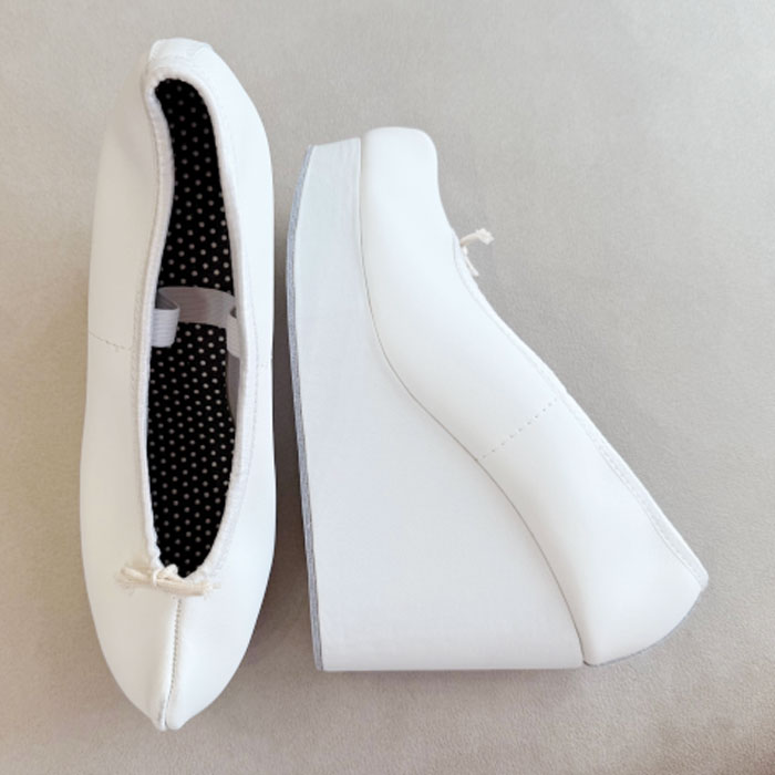 韓国舞踊バレエシューズ 厚底10cmウェッジヒールオーダー制作■buyoukutsu-2-s舞踊 靴 小物 大人 イベント