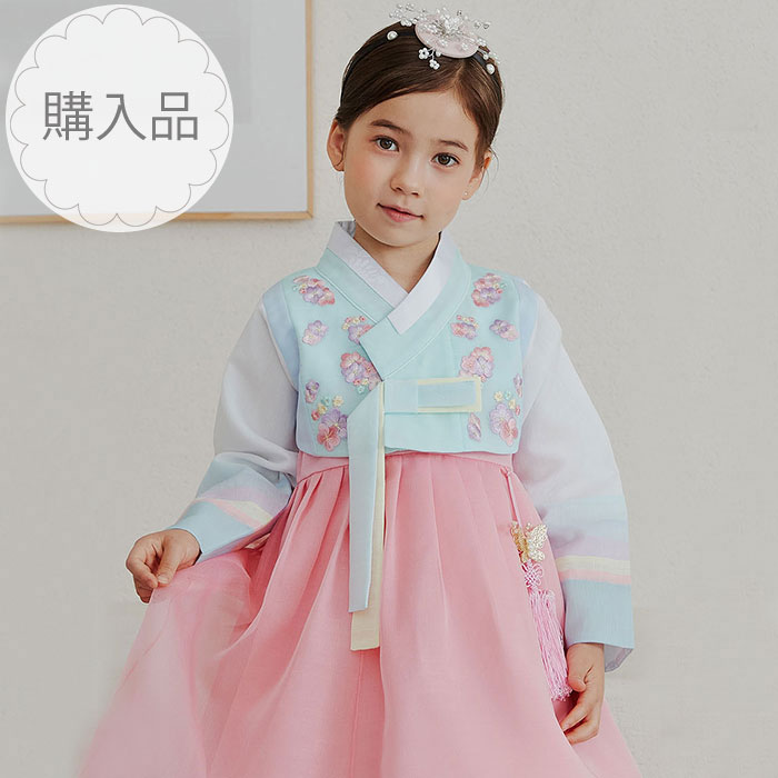 ■チマチョゴリ単品hnビッソル(身長123〜127cm 8号サイズ)■目安年令7-8才■ghn0922-39-8