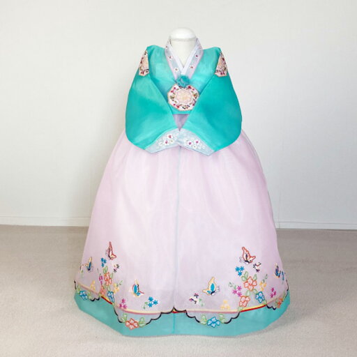 ■チマチョゴリ単品tカット刺繍オリジナル ミントピンク(身長116cm 7号サイズ)■エンジェルシリーズ■目安年令5-6才■gt1124-08-7 ■チマチョゴリ単品tカット刺繍オリジナル ミントピンク(身長116cm 7号サイズ)■エンジェルシリーズ■目安年令5-6才■gt1124-08-7