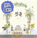 【レンタルではない購入品】1歳祝い セルフトルチャンチ飾りつけセット 〈販売品・豪華51点セット〉【モダン風 楽園】■kounyuu-dol-1-sトルチャンチ...