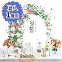 【レンタルではない購入品】1歳祝い セルフトルチャンチ飾りつけセット〈販売品・豪華51点セット〉【モダン風 バラのアーチ】■kounyuu-dol-2-sトルチ...