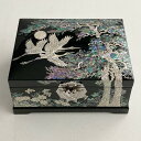 螺鈿の高級ジュエリーボックス・高級螺鈿宝石箱-黒福松■jewelrybox-55-s螺鈿【宝石箱】【韓国】【ジュエリーボックス】【小物入れ】【結納金入れ】【高級...