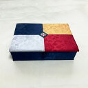 韓国 結納品 結納用品 通販 男性側 婚礼イェダム 結納 韓国結納箱・シルク宝石箱(大4色) ■konreihako-17-s【韓国】【結納】【結納品】【箱】