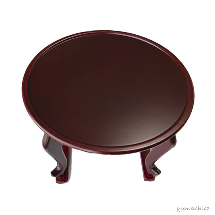 韓国漆塗り丸お膳(小)■oz-ashi2-s【ギフト】【お土産】【長寿祝】高級 足つき 猫足 ローテーブル 和室 リビング 玄関 客間 高級旅館 テーブル ちゃ...