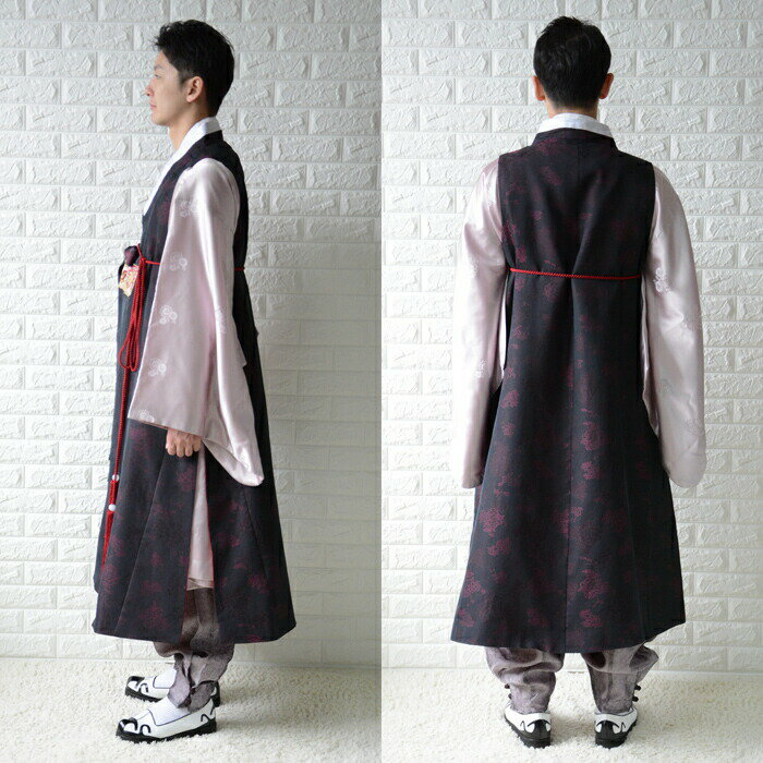 【レンタル】pe62pa44ch51-男性化繊レンタルパジチョゴリ-対応サイズM〜LL■pe62pa44ch51