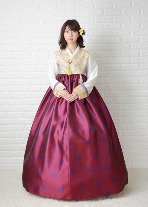 【レンタル】o-s142c191-チマチョゴリレンタル韓服化繊-バスト80〜90cm_身長+靴高さ164〜168cm■o-s142c191■レンタル 結婚式 入学式 成人式 集い 卒業式 イベント かわいい 仮装 大人 女性 簡単 セット 高品質