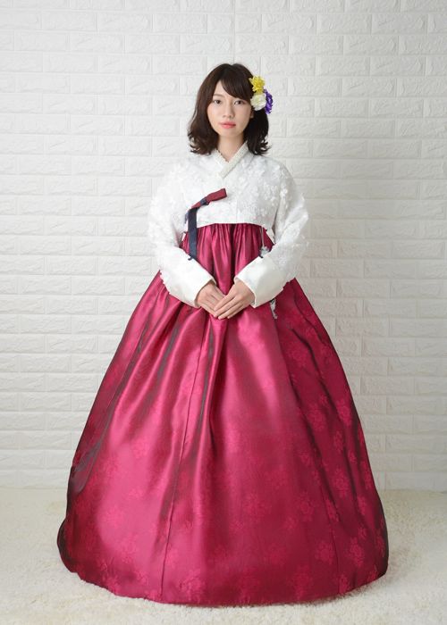 【レンタル】o-s143c253-チマチョゴリレンタル韓服化繊-バスト86〜96cm_身長+靴高さ162〜166cm■o-s143c253■レンタル 結婚式 入学式 成人式 集い 卒業式 イベント かわいい 仮装 大人 女性 簡単 セット 高品質