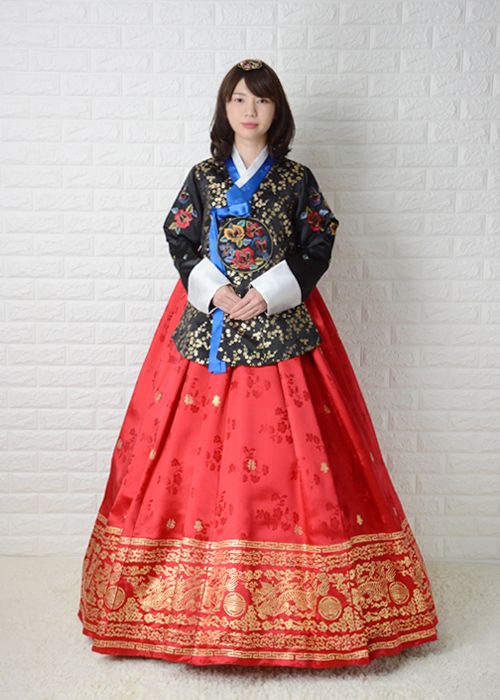 レンタル 結婚式 入学式 成人式 集い 卒業式 イベント かわいい 仮装 大人 女性 簡単 【レンタル】o-ks27rc241-チマチョゴリレンタル韓服シルク-バスト86〜96cm_身長+靴高さ167.5〜175cm■o-ks27rc241