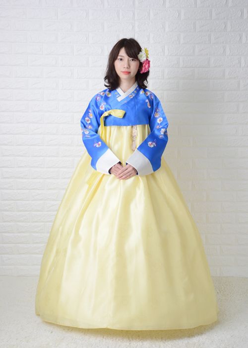 レンタル 結婚式 入学式 成人式 集い 卒業式 イベント かわいい 仮装 大人 女性 簡単 【レンタル】o-s149c115-チマチョゴリレンタル韓服シルク-バスト80〜90cm_身長+靴高さ163〜167cm■o-s149c115