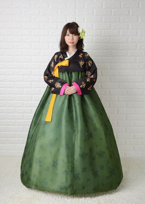 レンタル 結婚式 入学式 成人式 集い 卒業式 イベント かわいい 仮装 大人 女性 簡単 【レンタル】o-s165c269-チマチョゴリレンタル韓服シルク-バスト80〜90cm_身長+靴高さ169〜173cm■o-s165c269