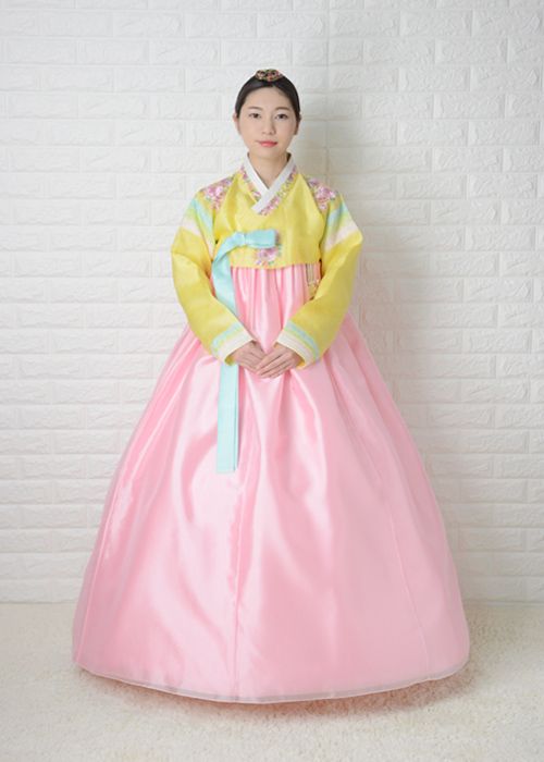 レンタル 結婚式 入学式 成人式 集い 卒業式 イベント かわいい 仮装 大人 女性 簡単 【レンタル】o-s186c218-チマチョゴリレンタル韓服シルク-バスト83〜93cm_身長+靴高さ159〜162cm■o-s186c218