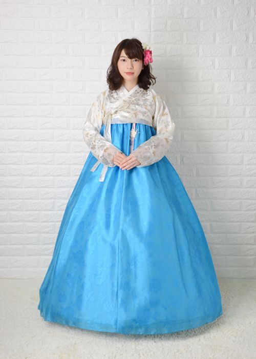 セール10%レンタル 結婚式 入学式 成人式 集い 卒業式 イベント かわいい 仮装 大人 女性 簡単 【レンタル】o-s191c102-チマチョゴリレンタル韓服シルク-バスト74〜84cm_身長+靴高さ161〜164cm■o-s191c102