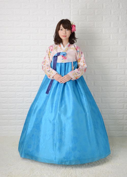 レンタル 結婚式 入学式 成人式 集い 卒業式 イベント かわいい 仮装 大人 女性 簡単 【レンタル】o-s191c270-チマチョゴリレンタル韓服シルク-バスト76〜86cm_身長+靴高さ161〜164cm■o-s191c270