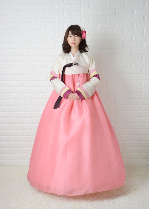 レンタル 結婚式 入学式 成人式 集い 卒業式 イベント かわいい 仮装 大人 女性 簡単 【レンタル】o-s193c169-チマチョゴリレンタル韓服シルク-バスト86〜96cm_身長+靴高さ171〜174cm■o-s193c169