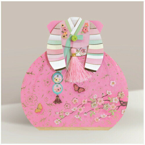 セール10%韓国 メッセージカード (韓服 )チマチョゴリ21■messagecard-fb309-1-s【お年玉袋】【お年玉】【ポチ袋】【カード】【韓国】【か...