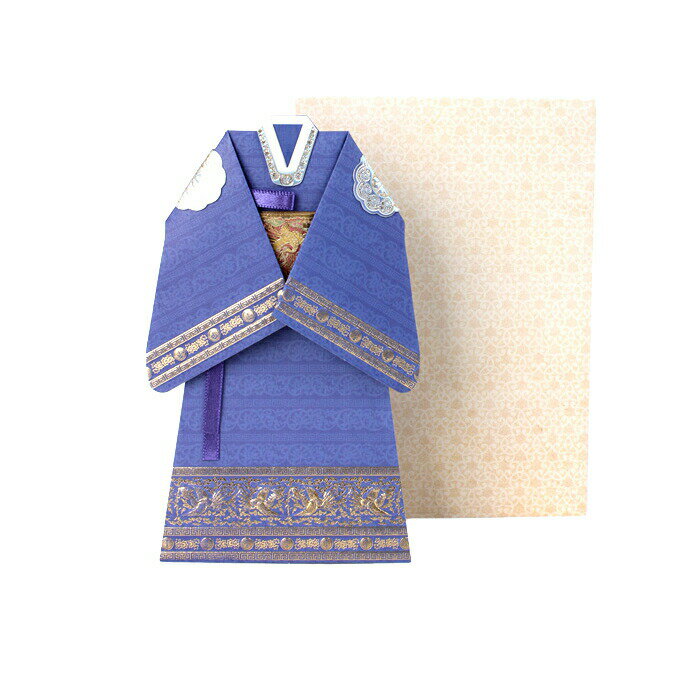 セール10%韓国 メッセージカード (王・青)■messagecard-3-s【ギフト】【お土産】【雑貨ギフト】【かわいい】【韓服】