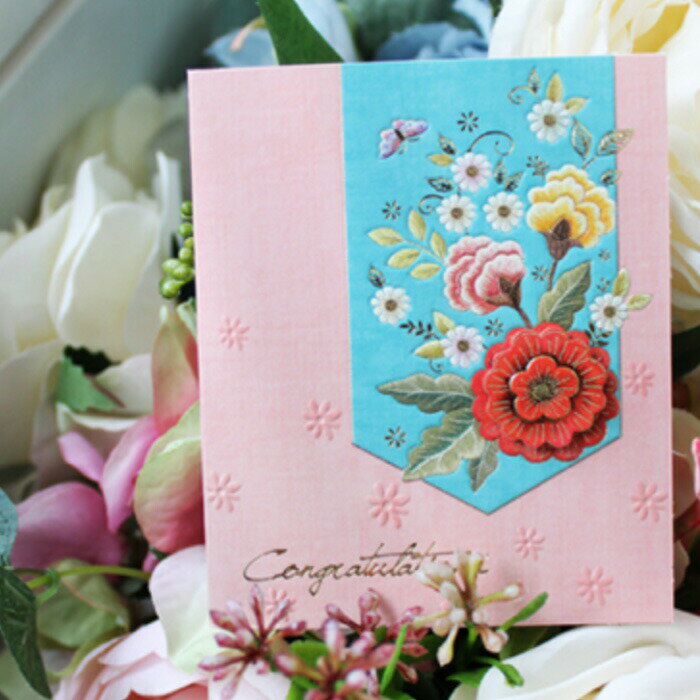 セール10%韓国 ミニメッセージカード (椿)■messagecard-72-s【ギフト】【お土産】