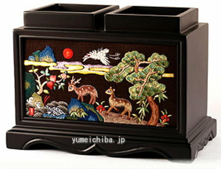 セール10%韓国手刺繍ペン立て十長生図■pencase-4-s【ギフト】【お土産】