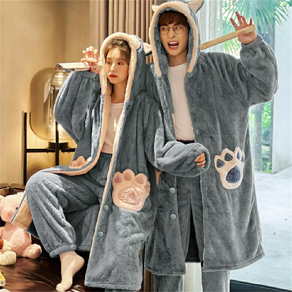 男女別々販売 【素材】： ポリエステル 【カラー】：写真色 【サイズ】：（約） 　*参考身長：152-158cm(M) 157-163cm(L) 162-168cm(XL) 166-172cm(2XL) 　*参考体重：35-47KG(M) 47-57KG(L) 57-65KG(XL) 65-72.5KG(2XL) 男： 　*参考身長：165-170cm(L) 168-175cm(XL) 175-180cm(2XL) 170-185cm(3XL) 　*参考体重：50-60KG(L) 60-70KG(XL) 70-80KG(2XL) 80-90KG(3XL) 【商品説明】：パジャマ カップル ペアルック パジャマ 春秋 長袖ルームウェア ペアパジャマ 前開き 可愛い熊 チェック柄上下セット オシャレ レディース/メンズ部屋着 ギフト プレゼント