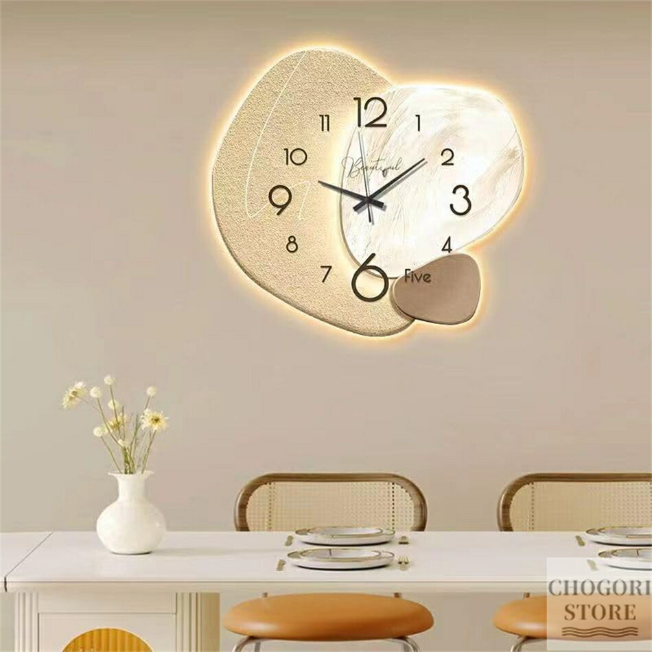 掛け時計 おしゃれ 壁掛け時計 北欧クリア 花形 見やすい 丸型 静音 ナチュラル 電池式 連続秒針 シンプル 壁時計 自宅 リビングルーム キッチン 寝室 子供部屋 会議室 LED 花びら モダン インテリア 家庭 贈り物 新築住宅 プレゼント ギフト 送料無料(3)