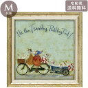 \マラソンP2倍+クーポン/ サムトフト 旅するプール ST-08128 Mサイズ アートフレーム 絵画 ユーパワー 犬 自転車 アヒル 人物 ギフト アート おしゃれ 北欧 インテリア お部屋
