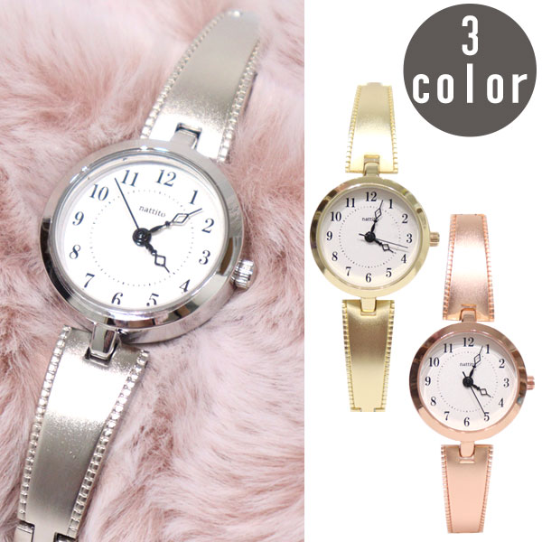 腕時計 レディース ロバン ST305 時計 ニッケルフリー シンプル 金属アレルギー ラウンド アンティーク風 通勤 仕事