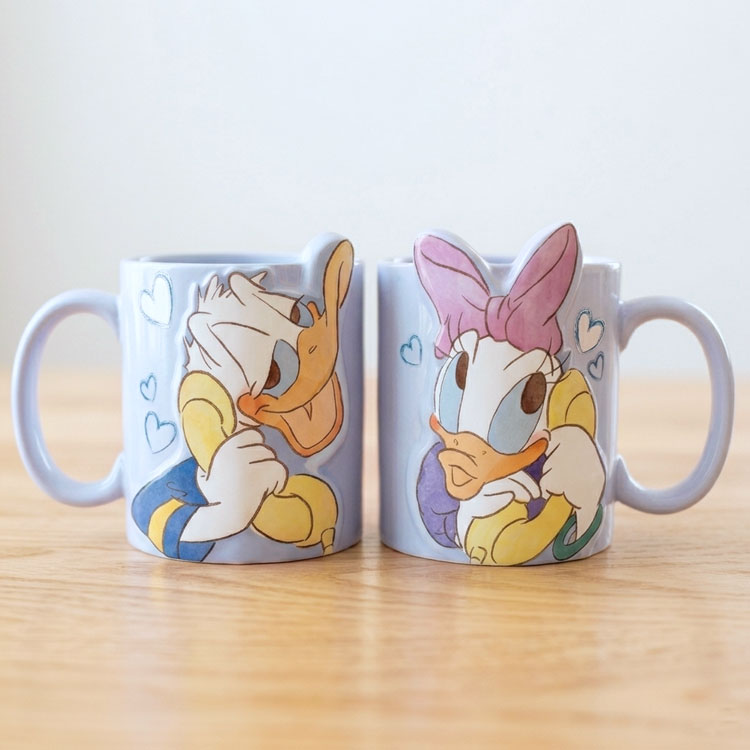 Rakuten - ＼ポイントアップ＋クーポン／ ディズニー ペアマグカップ ドナルドダック＆デイジーダック SAN4078 Disney ブルー マグ カップ 300ml かわいい