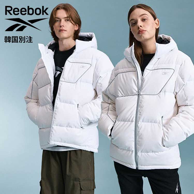 Reebok リーボック メンズ レディース 男女共用 クラシックCL プレミア ダウン ダウンジャケット ジャンパー REJU1F301WT 韓国ファッション デイリー スポーツウェア